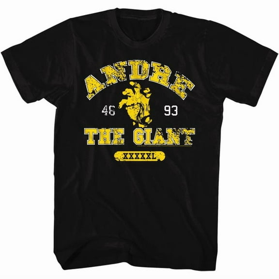 Andre The Giant Hand Black Adult T-Shirt 2Xlt
