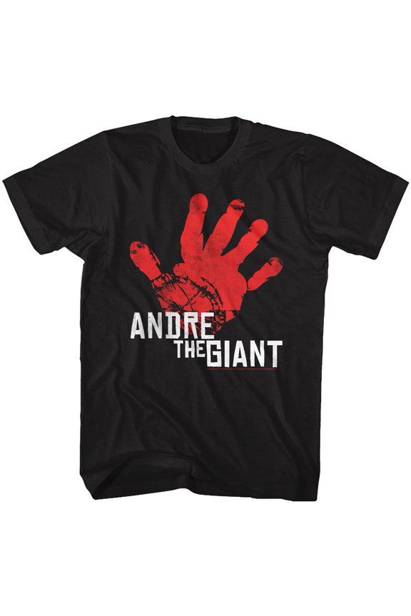 Andre The Giant Hand Black Adult T-Shirt 4Xlt