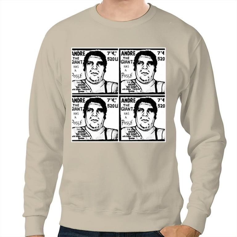 Andre The Giant Has A Posse Andre The Giant Sweatshirt Trending Unisex Cotton Sweatshirt Walmart