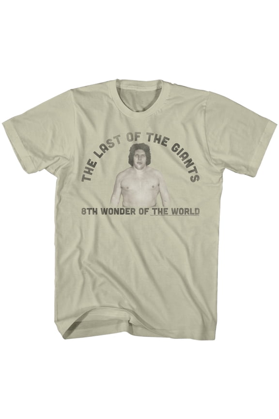 Andre The Giant Last One Natural T-Shirt