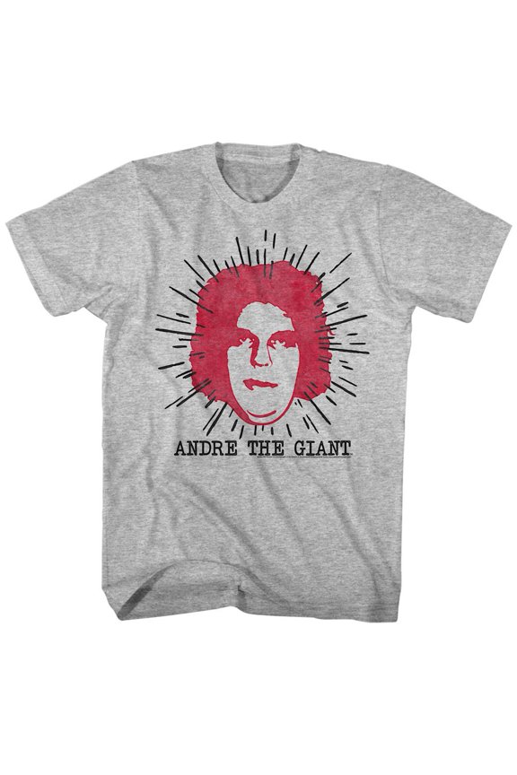 Andre The Giant Le Geant Gray Heather Adult T-Shirt