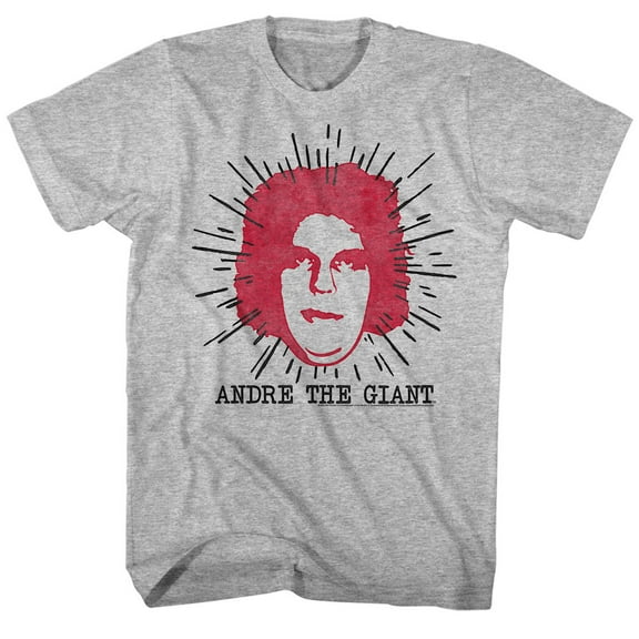 Andre The Giant Le Geant Gray T-Shirt
