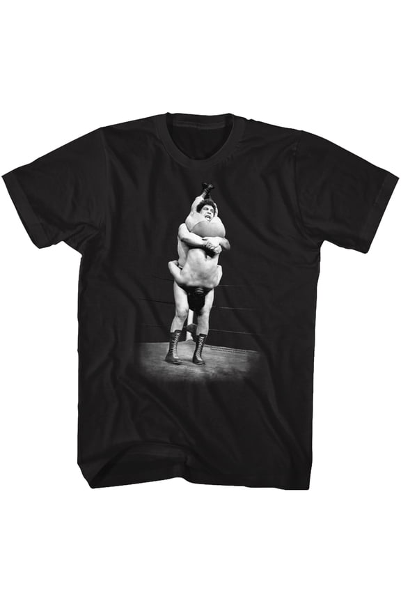 Andre The Giant Looks Wrong Black T-Shirt