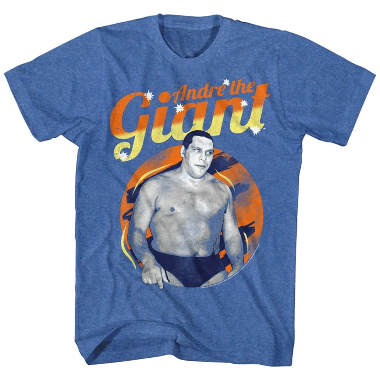 Andre The Giant Retro Giant Royal T-Shirt - Walmart.com