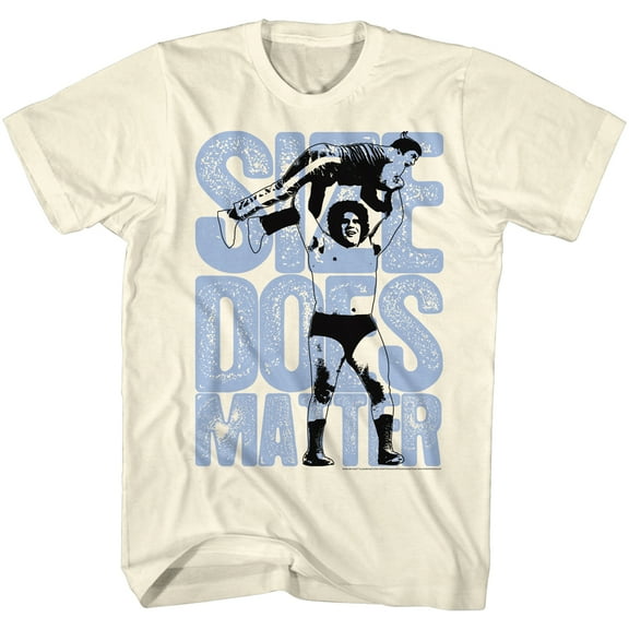 Andre The Giant Size Natural T-Shirt