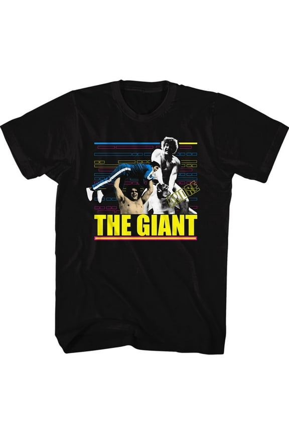 Andre The Giant Giant F Black Adult T-Shirt