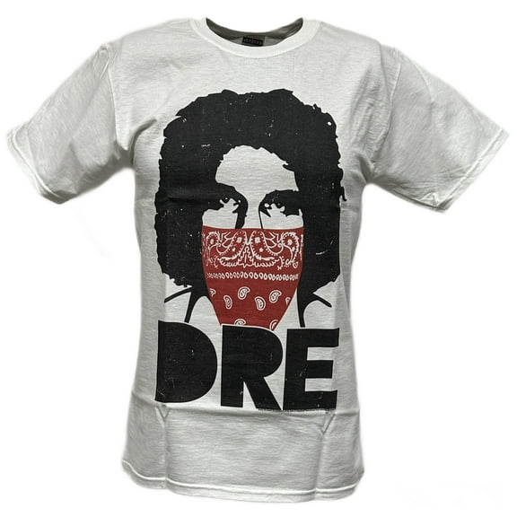 Andre the Giant Bandana DRE Mens White T-shirt