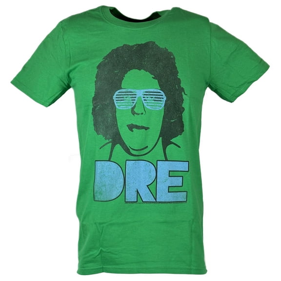 Andre the Giant DRE WWE Mens Green T-shirt S