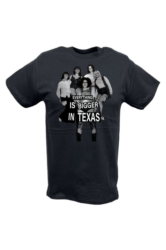 Andre the Giant Everything Bigger In Texas WWE Mens Black T-shirt M