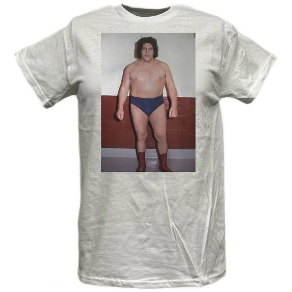 Andre the Giant Full Color Lightweight White T-shirt 3XL