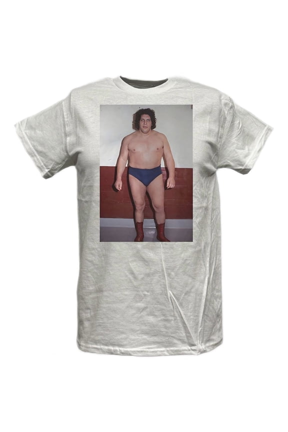 Andre the Giant Full Color Lightweight White T-shirt