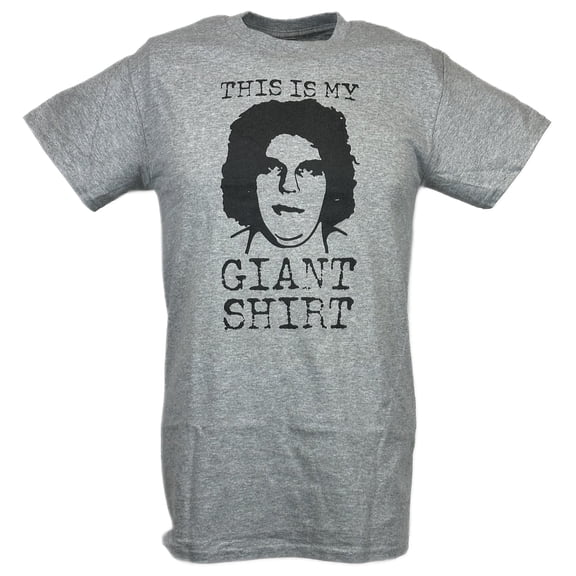 Andre the Giant Gray BIG HEAD Lightweight T-shirt New XXL