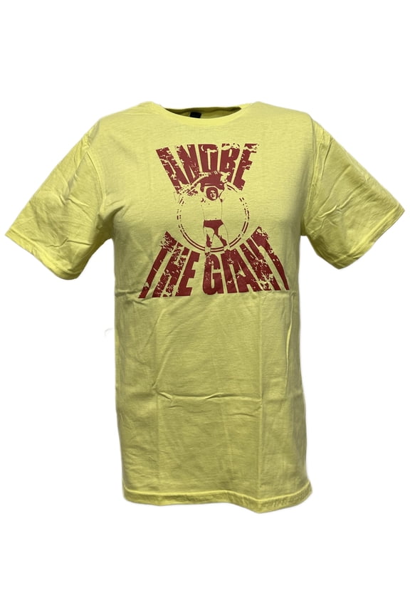 Andre the Giant Yellow T-shirt New