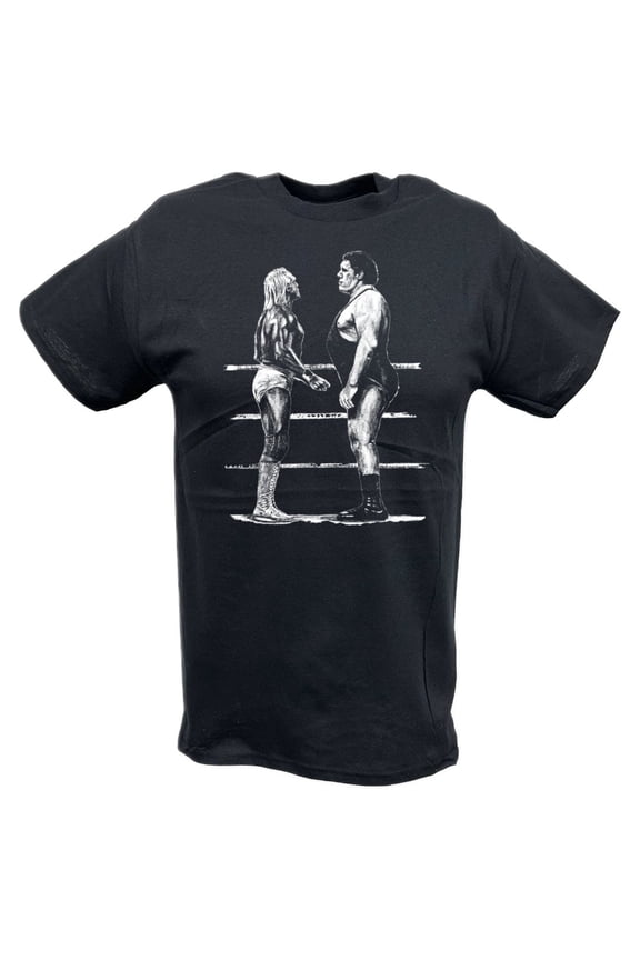 Andre the Giant vs Hulk Hogan Wrestlemania Standoff T-shirt
