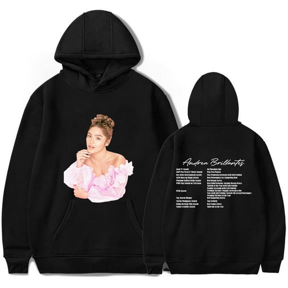 Andrea Brillantes Merch Hoodie Women's Men's Fashion Street Trend Long Sleeve Sports Hoodie