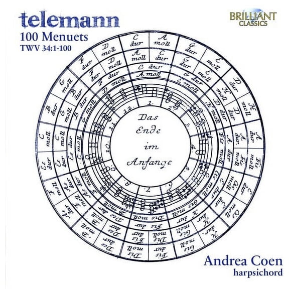 Andrea Coen - 100 Menuets TWV 34 1-100 - Music & Performance - CD