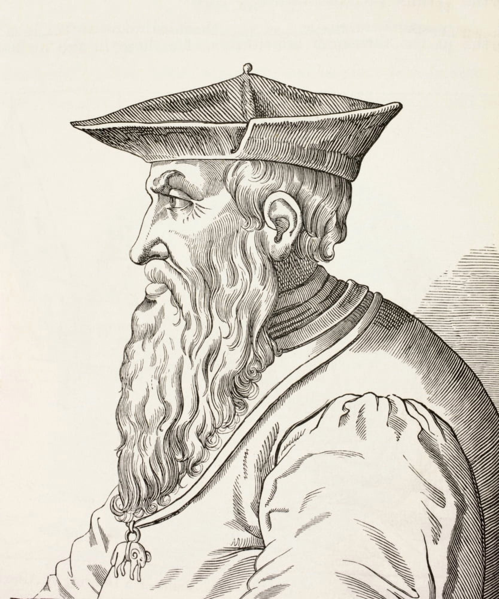 Andrea Doria 1466-1560 Italian Admiral From Military And Religious Life In The Middle Ages By Paul Lacroix Published London Circa 1880 Canvas Art - Ken Welsh Design Pics (13 x 16)