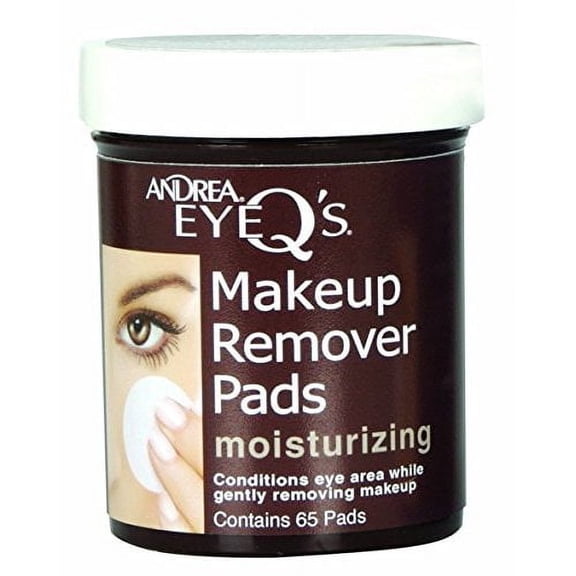 Andrea Eye Q's Moisturizing Makeup Remover, 65 Pads