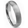 thumbnail image 1 of Andrea Jewelers Tungsten Carbide 6mm Brushed Dome Wedding Band Ring Sz 7.5, 1 of 4