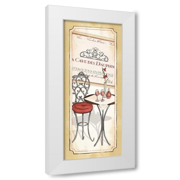 Andrea Laliberte 8x14 White Modern Wood Framed Wall Art Titled - Vin Rose