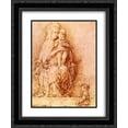 thumbnail image 1 of Andrea Mantegna 2x Matted 20x24 Black Ornate Framed Art Print 'Madonna and child.jpg', 1 of 2