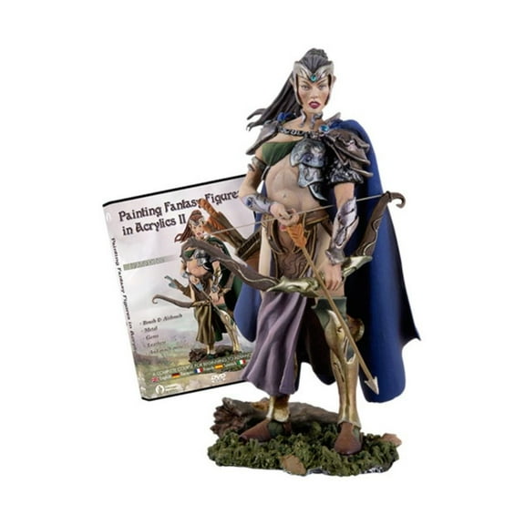 Andrea Miniatures Painting Fantasy Figures in Acrylics II w/Figure New