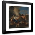 thumbnail image 1 of Andrea Sacchi 15x17 Black Modern Framed Museum Art Print Titled - The Baptism Of&nbsp;Christ (ca.&nbsp;1650), 1 of 5