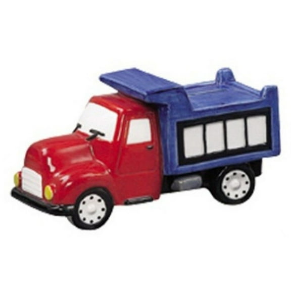 Andrea Sadek Red and Blue Dump Truck Designed Coin Bank