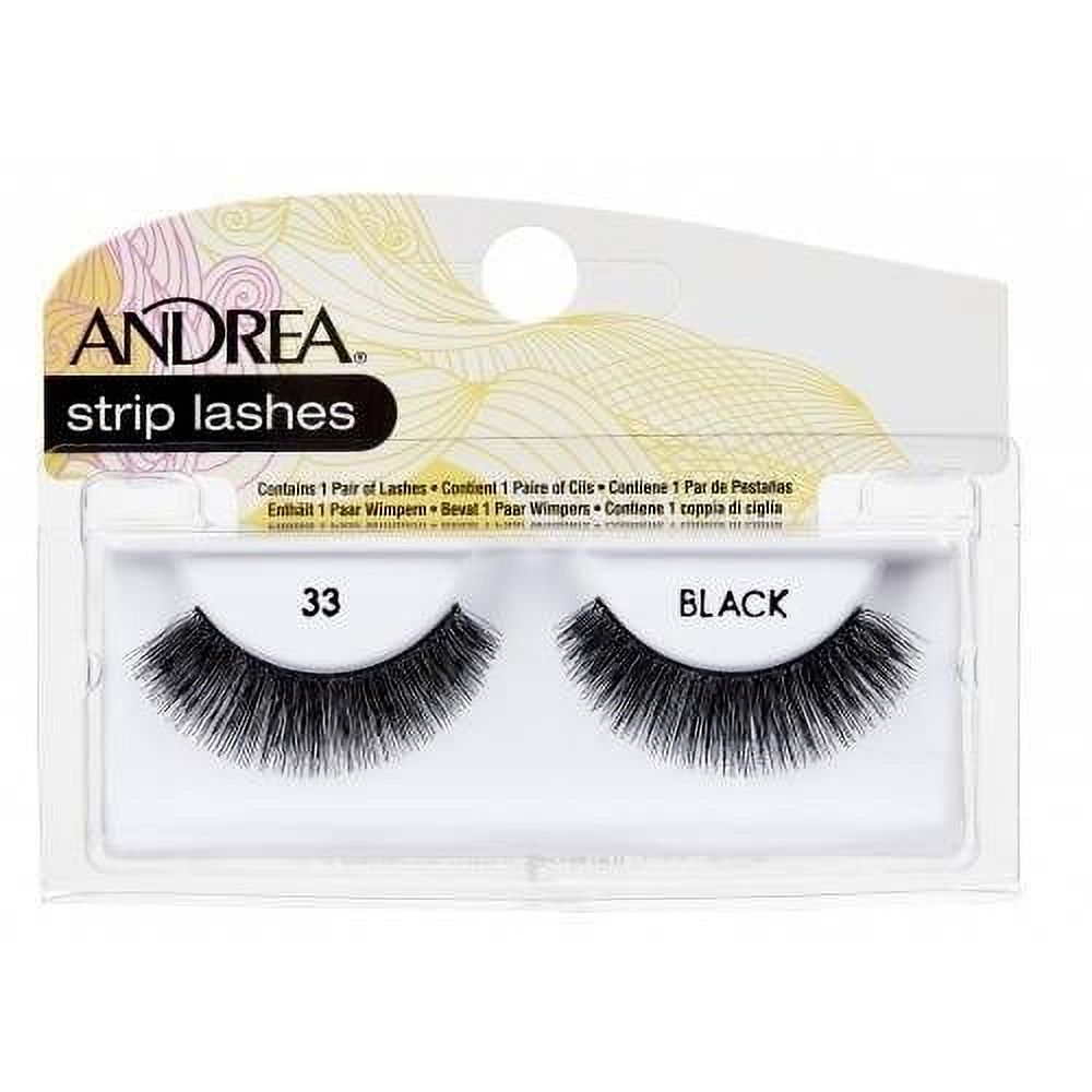 Andrea Strip Eyelashes, 33 Black, 1 pr - image 1 of 5