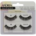 thumbnail image 1 of Andrea Twin Pack False Eyelashes, Style 33, Black, 2 Ct, 1 of 2