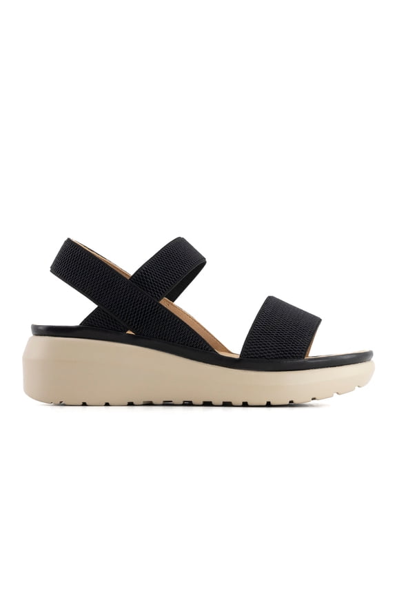 Women's Comfort Deluxe Massage Casual Sandals 77525 - Black