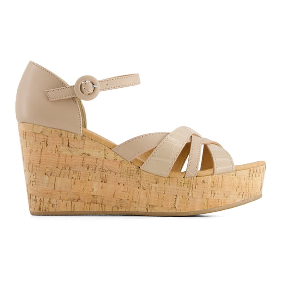 Andrea Women's Comfort Wedge Heeled Ankle Strap Sandals 67124