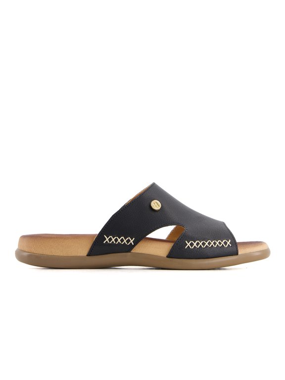 Women's Slip-On Sandals 65561 - Memory Foam Comfort, Non-Slip Rubber Sole