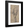 thumbnail image 1 of Andrea del Sarto 13x24 Black Modern Framed Museum Art Print Titled - Standing Youth Holding a Book (Between 1514 and 1515), 1 of 5