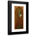 thumbnail image 1 of Andrea di Bonaiuto 8x14 Black Modern Framed Museum Art Print Titled - Saint Agnes (1363-1367), 1 of 5