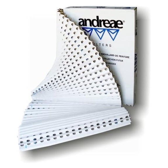 Andreae AF813 Exhaust Filter 36x30 - Standard Series Paint Booth Filter, 98% Arrestance, EPA Compliant, Wet Solids & Liquid Capture