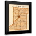 thumbnail image 1 of Andreas 12x14 Black Modern Framed Museum Art Print Titled - Vigo Indiana - Andreas 1876, 1 of 5