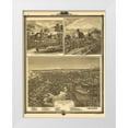 thumbnail image 1 of Andreas 12x14 White Modern Wood Framed Museum Art Print Titled - Council Bluffs Iowa - Andreas 1875, 1 of 4