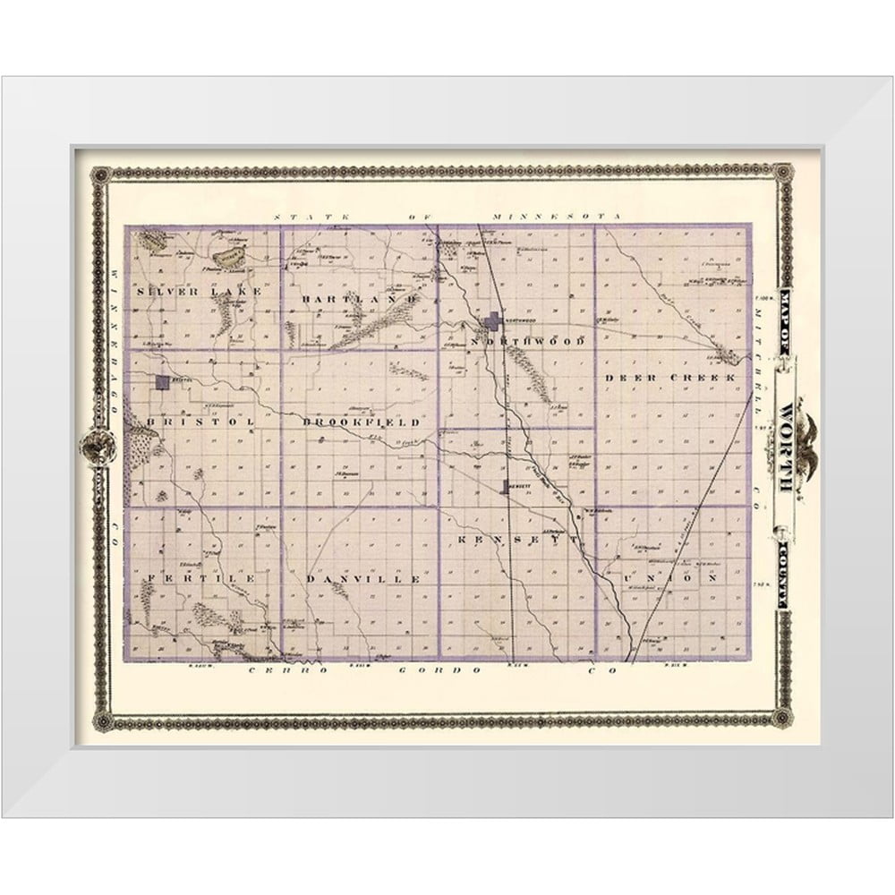 Andreas 14x12 White Modern Wood Framed Museum Art Print Titled Worth