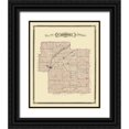thumbnail image 1 of Andreas 15x18 Black Ornate Wood Framed with Double Matting Museum Art Print Titled - Carroll Indiana Landowner - Andreas 1876, 1 of 4