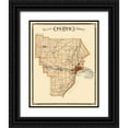 thumbnail image 1 of Andreas 15x18 Black Ornate Wood Framed with Double Matting Museum Art Print Titled - Floyd Indiana Landowner - Andreas 1876, 1 of 4