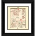 thumbnail image 1 of Andreas 20x22 Black Ornate Wood Framed with Double Matting Museum Art Print Titled - Fairfield, Carroll, Birmingham, Walcott, Keosauqua, 1 of 4