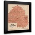 thumbnail image 1 of Andreas 20x23 Black Modern Framed Museum Art Print Titled - Hennepin Minnesota Landowner - Andreas 1874, 1 of 5