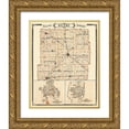 thumbnail image 1 of Andreas 20x24 Gold Ornate Wood Framed with Double Matting Museum Art Print Titled - Henry Indiana Landowner - Andreas 1876, 1 of 4