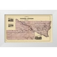 thumbnail image 1 of Andreas 32x20 White Modern Wood Framed Museum Art Print Titled - Brown  Nicollet Minnesota Landowner - Andreas 1874, 1 of 4