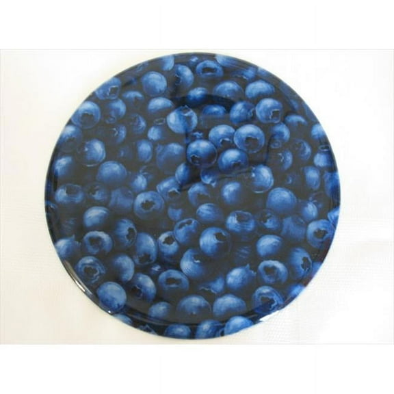 Andreas JO-927 Blueberry Round Silicone Mat Jar Opener - Pack of 3 trivets