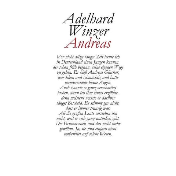Andreas, (Paperback)