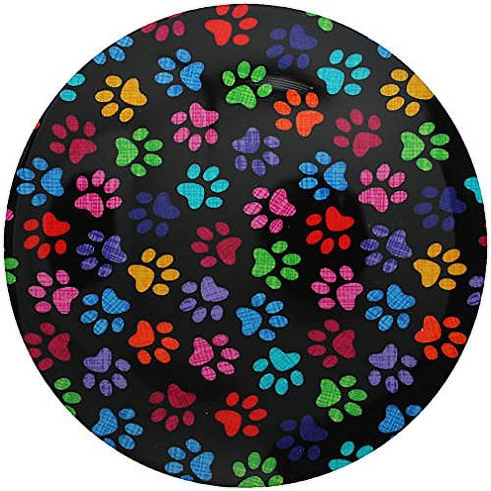 Andreas Silicone Trivet, Colorful Paws, 8 Inch