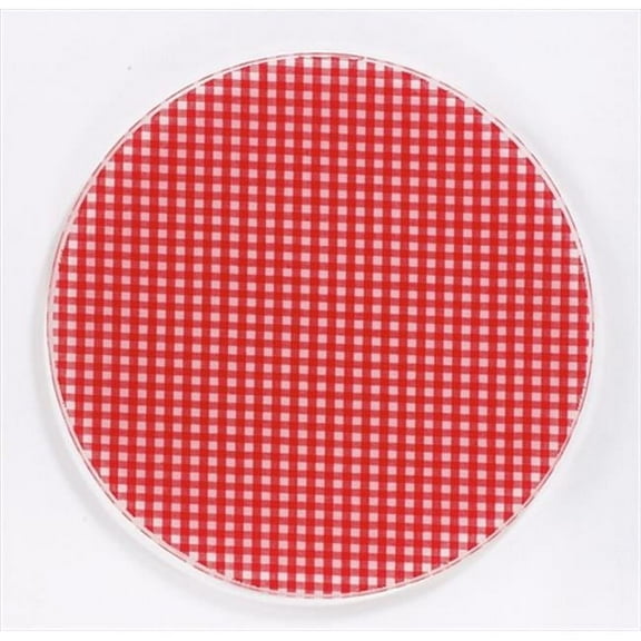 Andreas TR-107 Red Gingham Silicone Trivet - Pack of 3