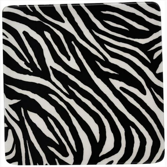Andreas TRS-150 Zebra Square Silicone Trivet - Pack of 3